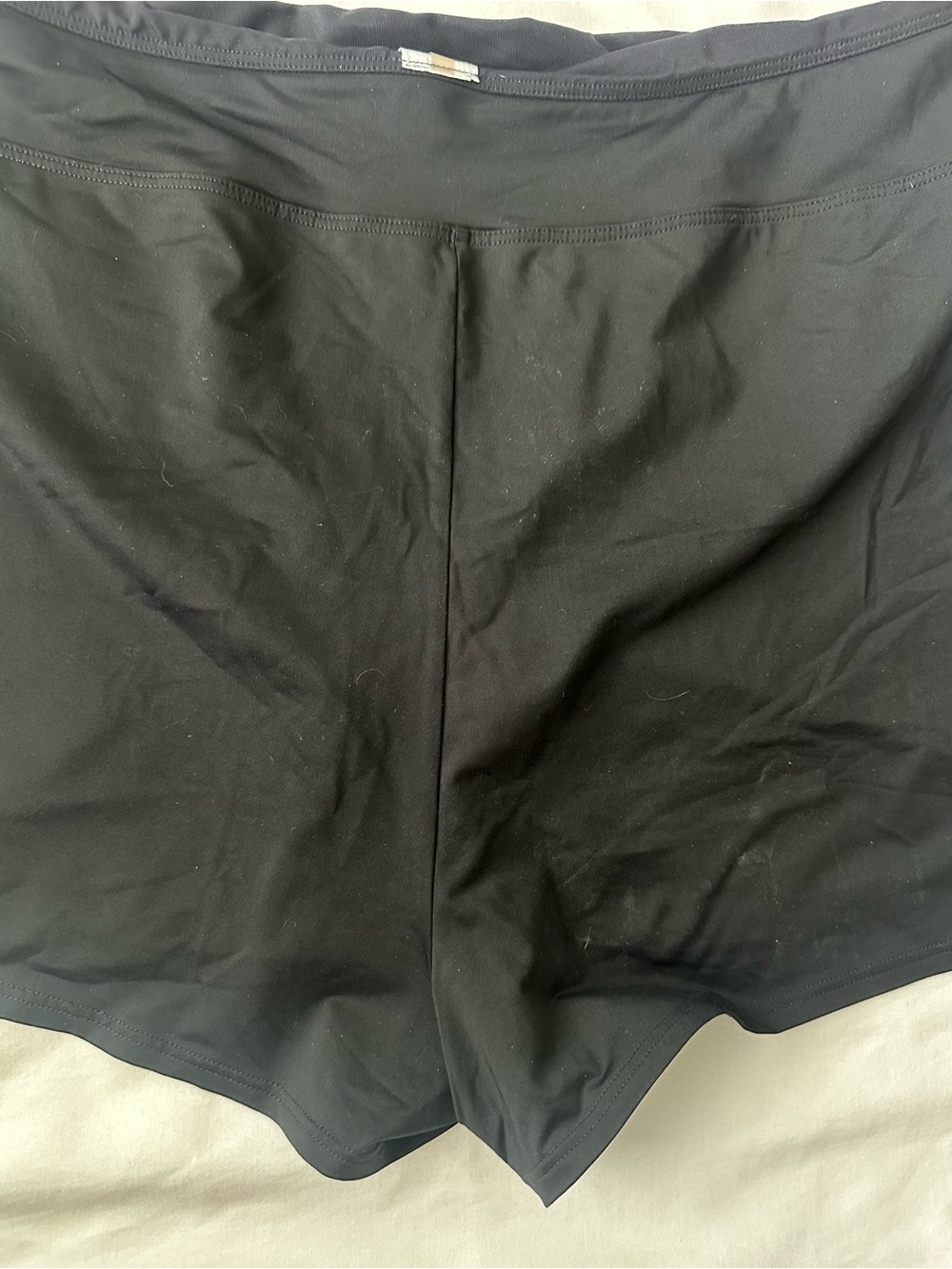 Lands' End Black Swim Shorts with Attached Brief Size 18 - Picture 4 of 5